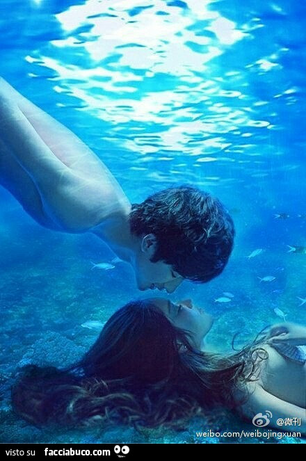Bacio sott'acqua