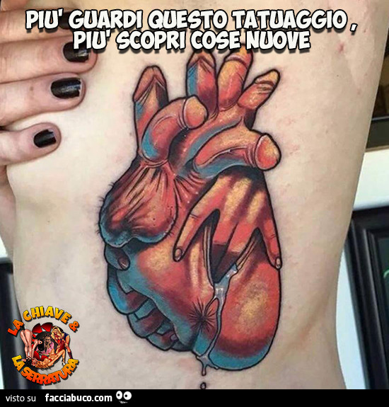 Più guardi questo tatuaggio più scopri cose nuove
