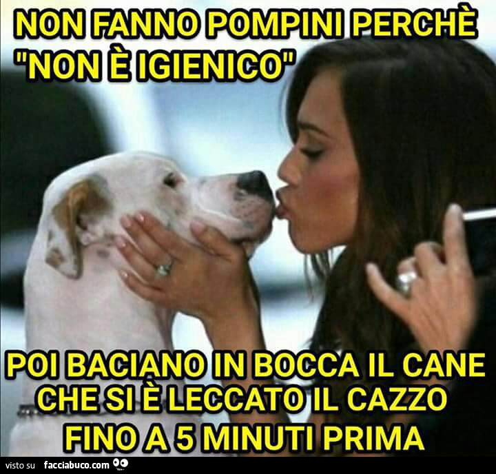 cane che dГ pompino