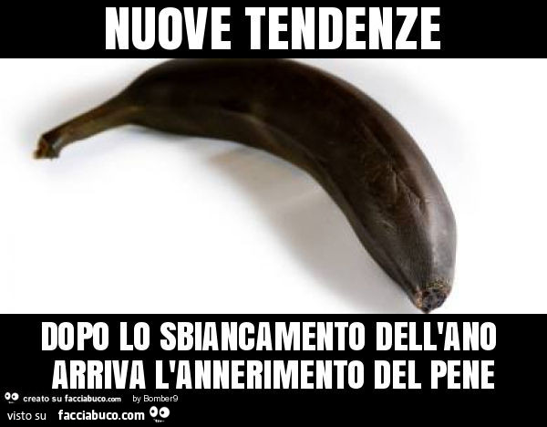 Nuove tendenze dopo lo sbiancamento dell'ano arriva l'annerimento del pene