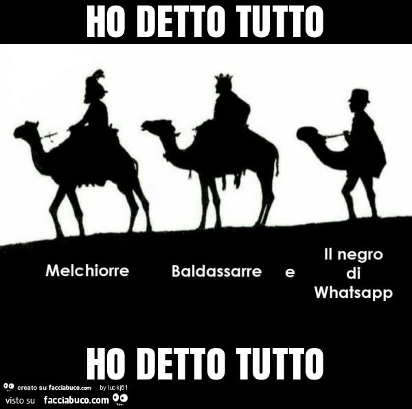Ho detto tutto ho detto tutto