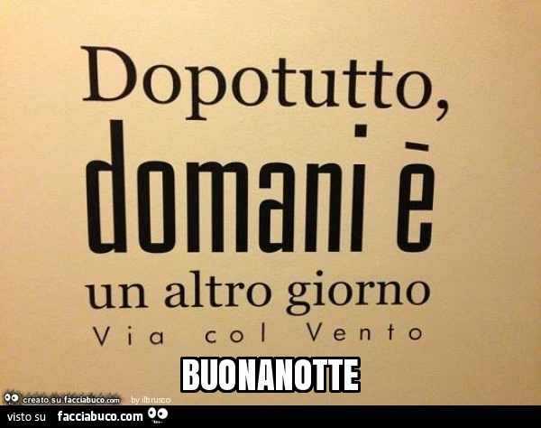 Buonanotte