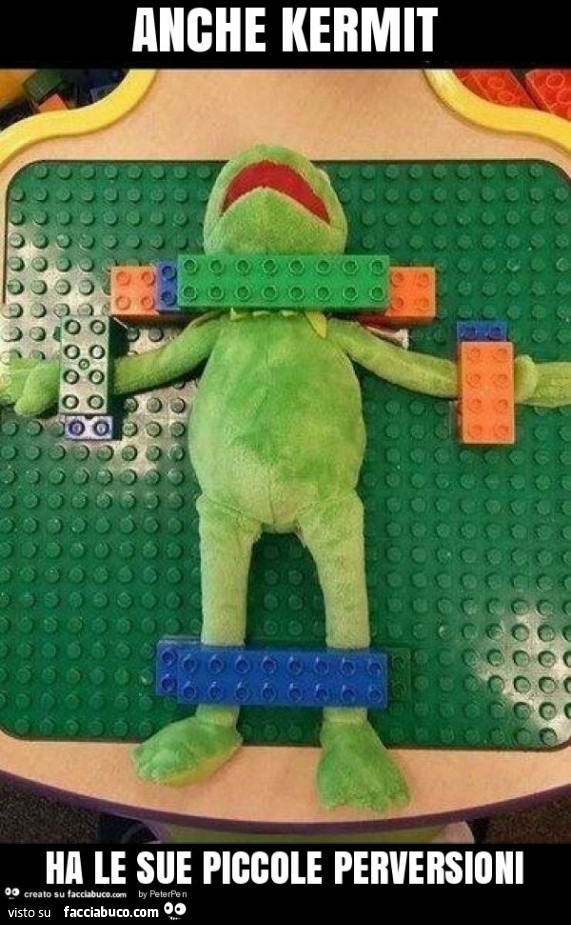Anche kermit ha le sue piccole perversioni