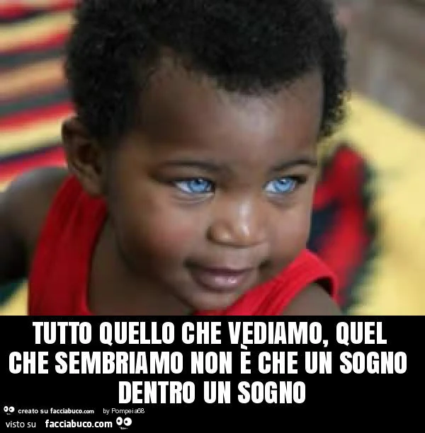 Tutto quello che vediamo, quel che sembriamo non è che un sogno dentro un sogno