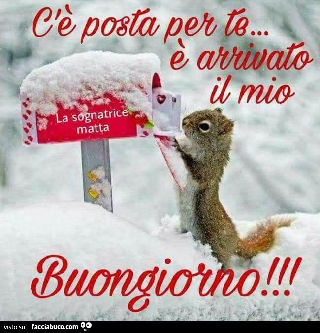 C'è posta per te… è arrivato il mio buongiorno