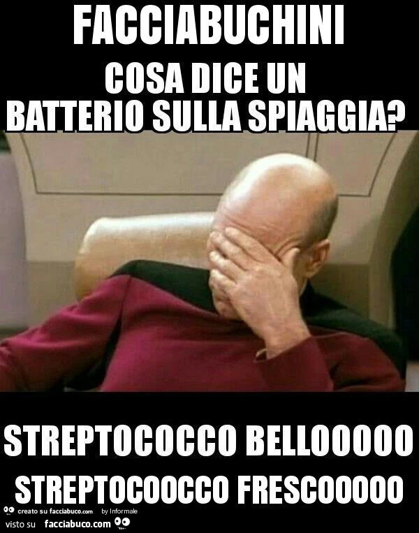 Facciabuchini streptocoocco frescooooo