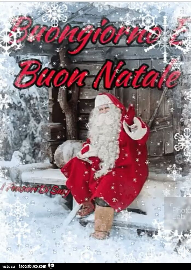 Buongiorno e buon Natale