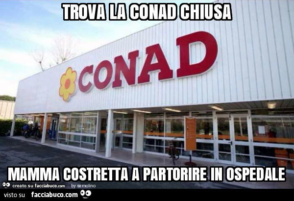 Trova la conad chiusa mamma costretta a partorire in ospedale