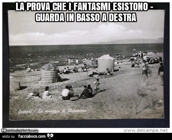 La prova che i fantasmi esistono - guarda in basso a destra