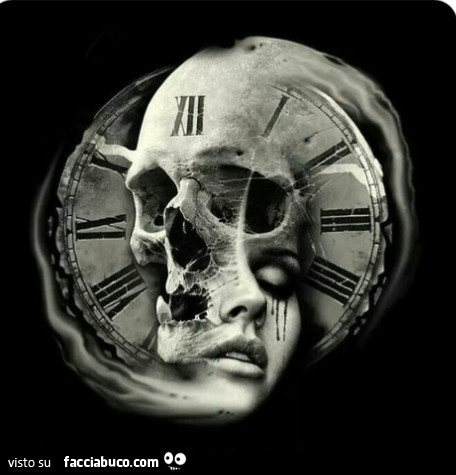 Orologio teschio