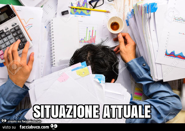 Ragazzo dorme fra i fogli: Situazione attuale