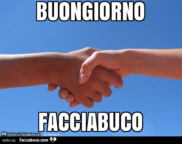 Buongiorno facciabuco