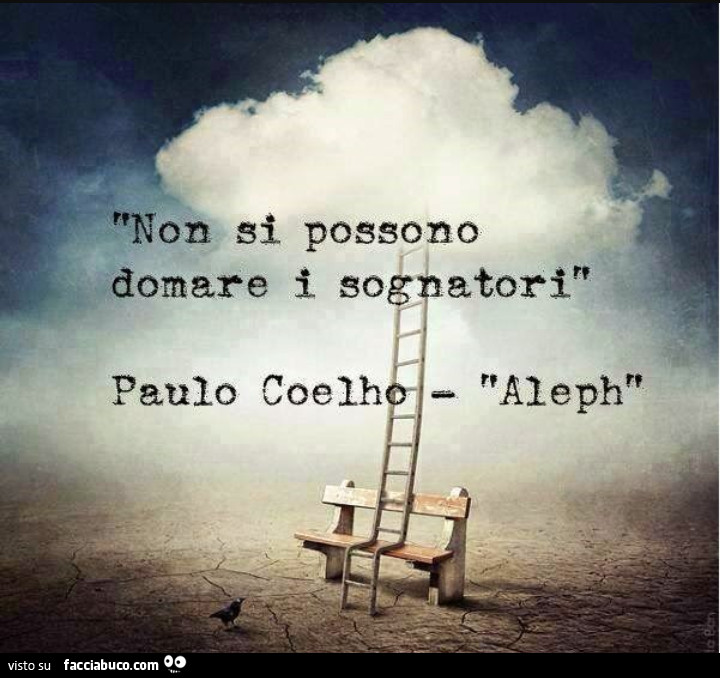 Non si possono domare i sognatori. Paulo Coelho