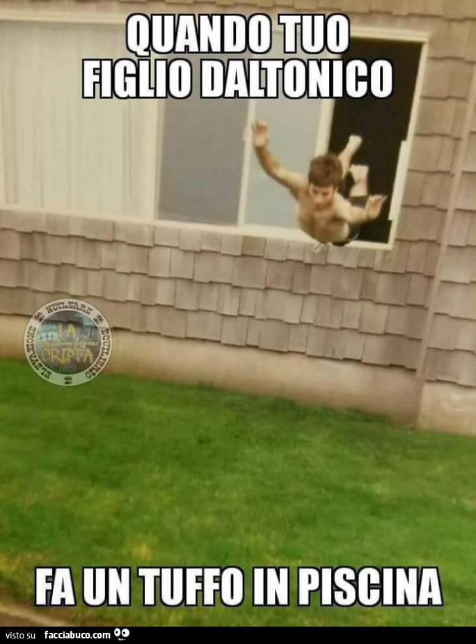 Quando tuo figlio daltonico fa un tuffo in piscina