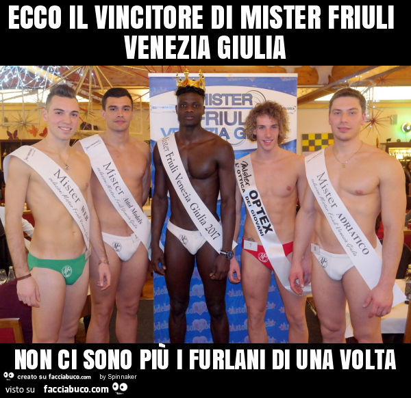 Ecco il vincitore di mister friuli venezia giulia. Non ci sono più i furlani di una volta
