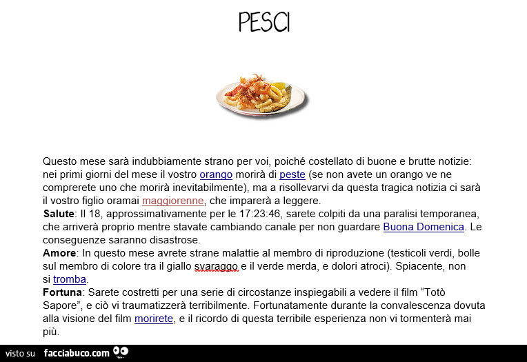 Tutti i meme sul segno zodiacale pesci facciabuco.com Segno zodiacale 25 novembre