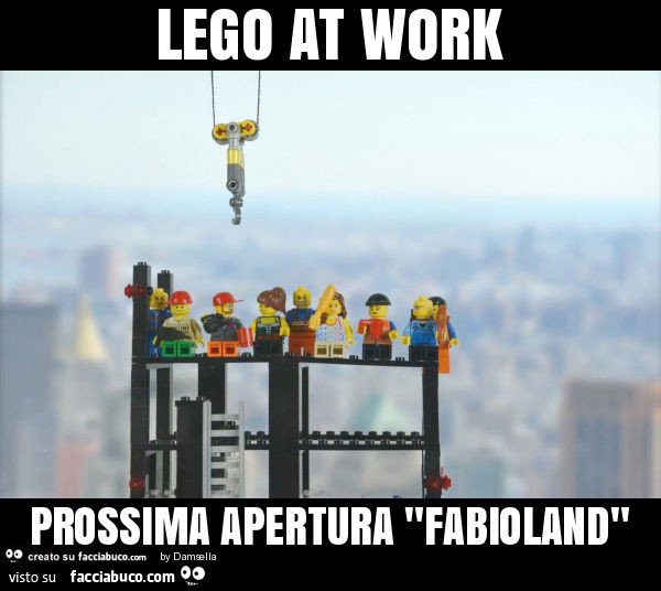 Lego at work prossima apertura "fabioland"