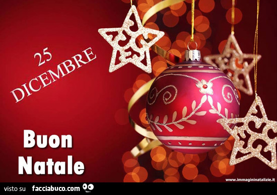 25 Dicembre Buon Natale