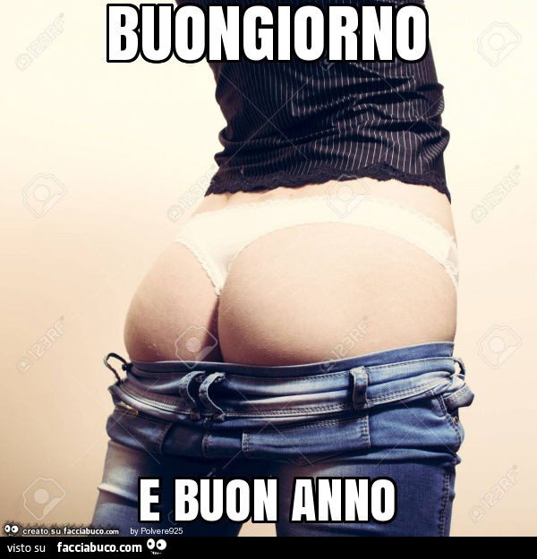 Buongiorno e buon anno