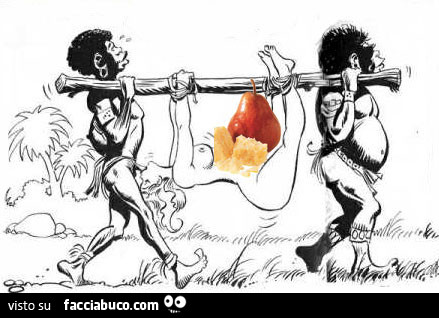 Ciuccia il pisello al cannibale