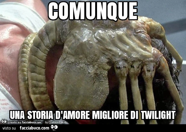 Comunque una storia d'amore migliore di twilight
