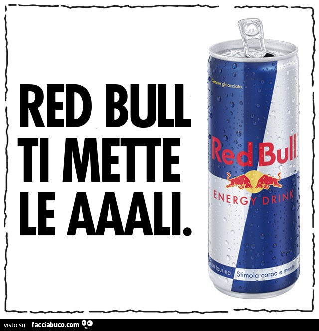 Red Bull ti mette le aaali