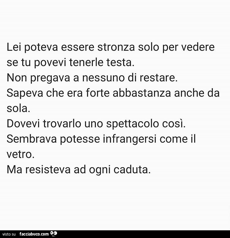 Lei dà testa