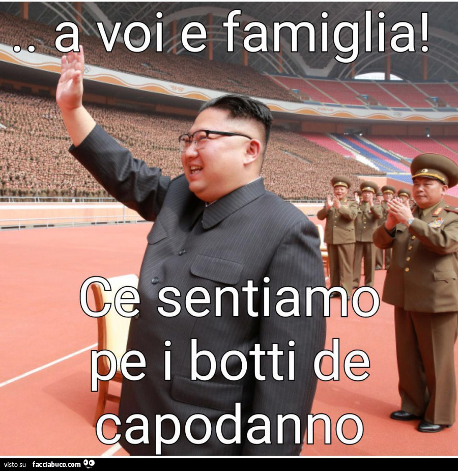 Kim Jong-Un: a voi e famiglia! Ce sentiamo pe i botti de capodanno