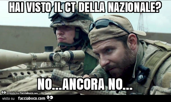 Hai visto il ct della nazionale? No&hellip; ancora no