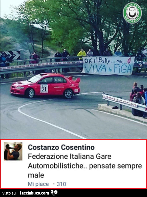 Viva la Figa. Federazione italiana gare automobilistiche. Pensate sempre male