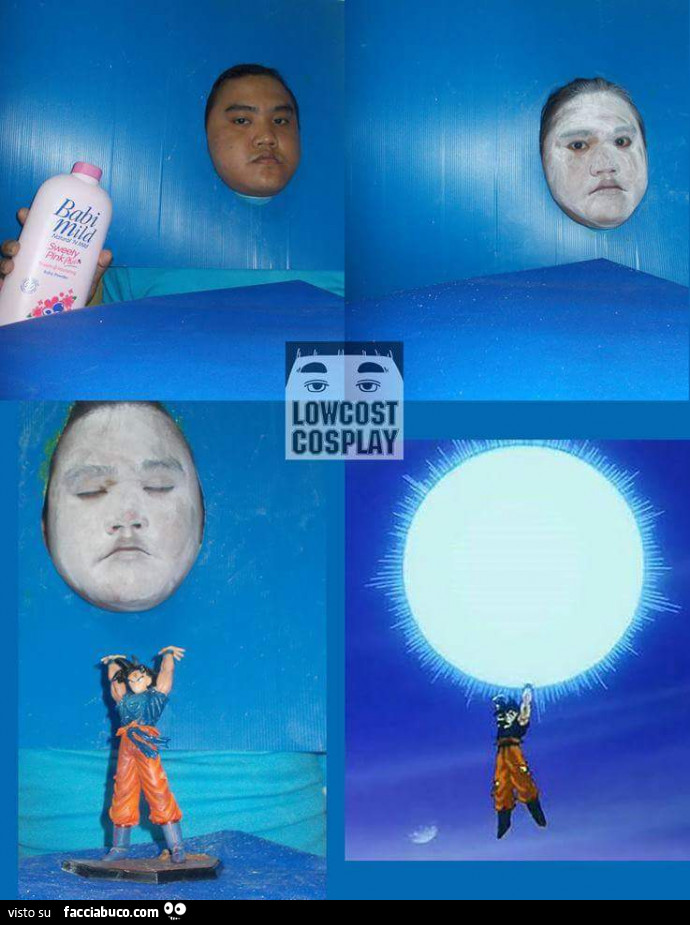 Imita l'energia sferica di Goku