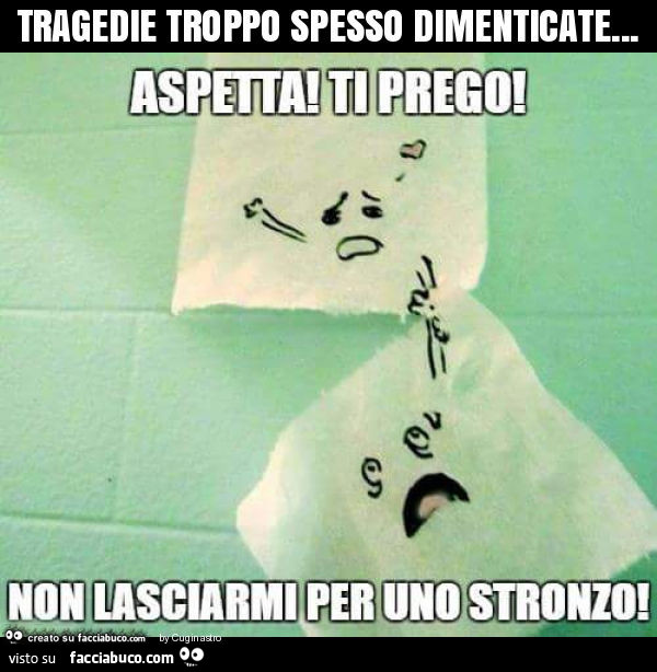Tragedie troppo spesso dimenticate… aspetta! Ti prego! Non lasciarmi per uno stronzo