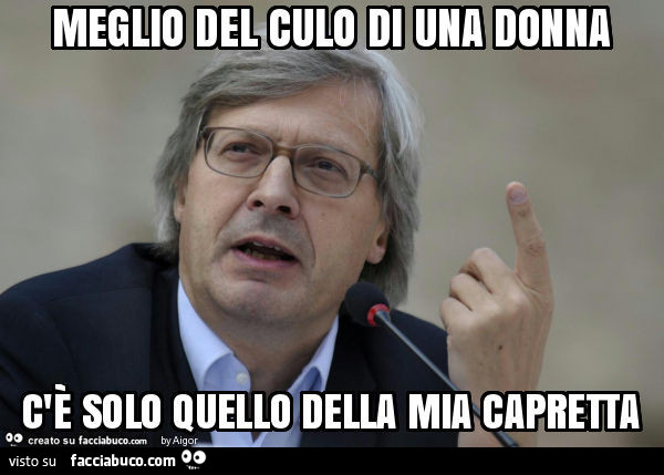 Meglio del culo di una donna c'è solo quello della mia capretta