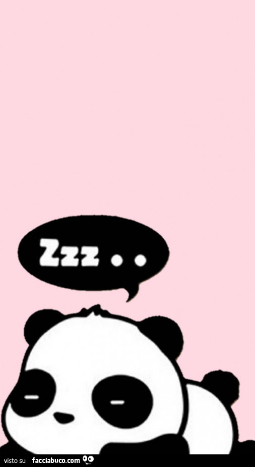 Zzz… Panda assonnato