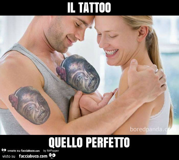 Il tattoo quello perfetto