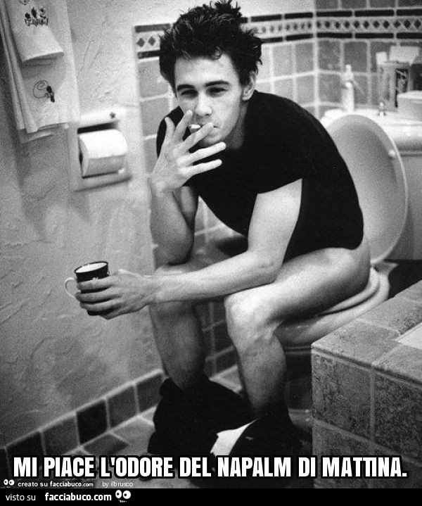 Mi piace l'odore del napalm di mattina