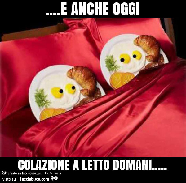 Colazione A Letto Immagini Divertenti