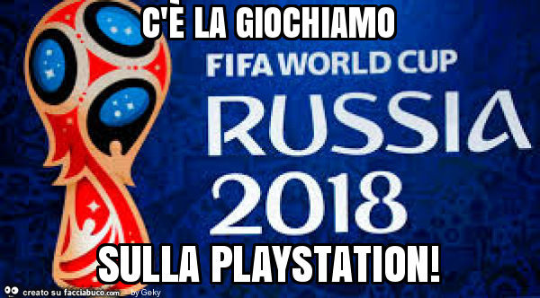 C'è la giochiamo sulla playstation