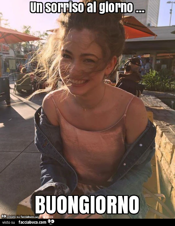 Un sorriso al giorno&hellip; buongiorno