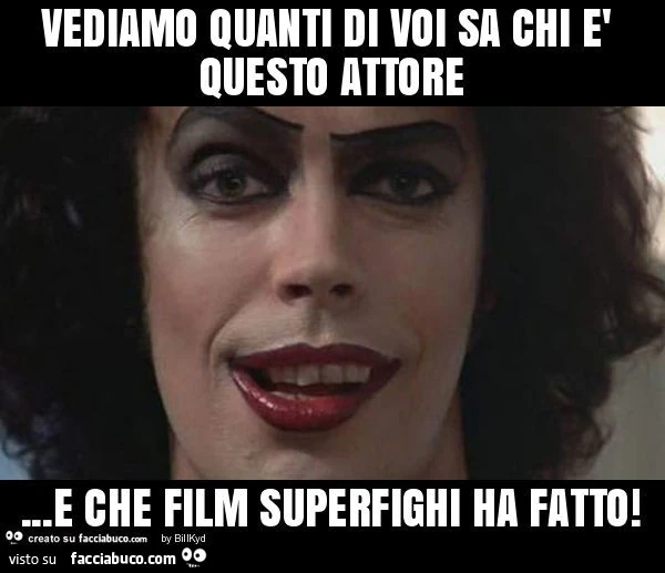 Vediamo quanti di voi sa chi è questo attore&hellip; e che film superfighi ha fatto