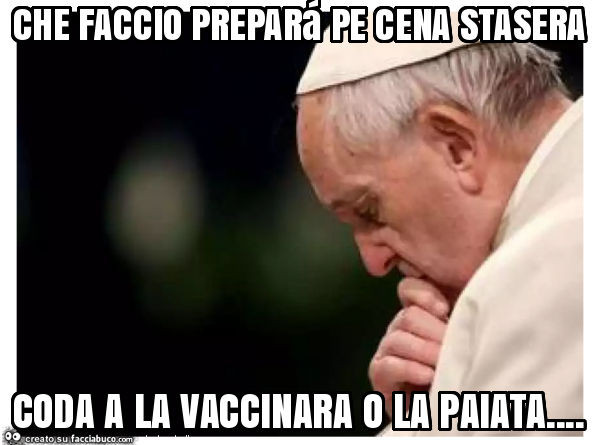 Che faccio prepará pe cena stasera coda a la vaccinara o la paiata