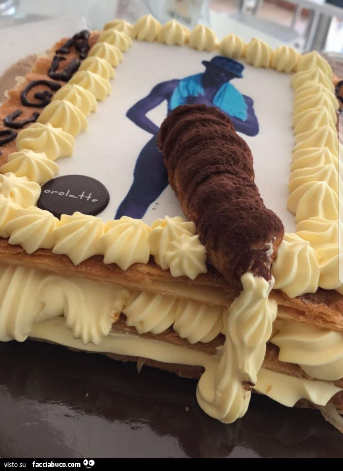 La torta del negro di Whatsapp