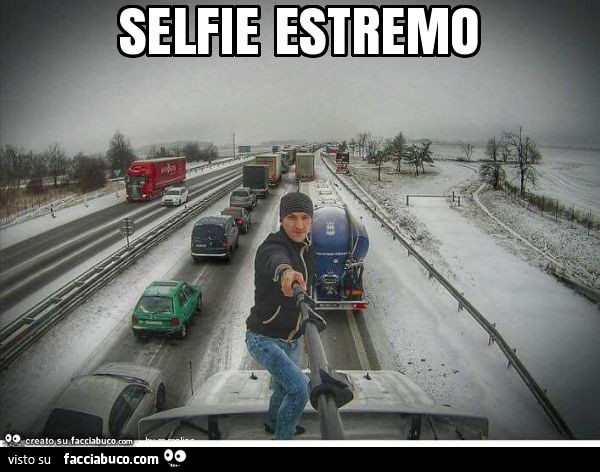 Selfie estremo