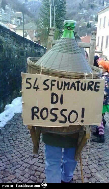 54 sfumature di rosso