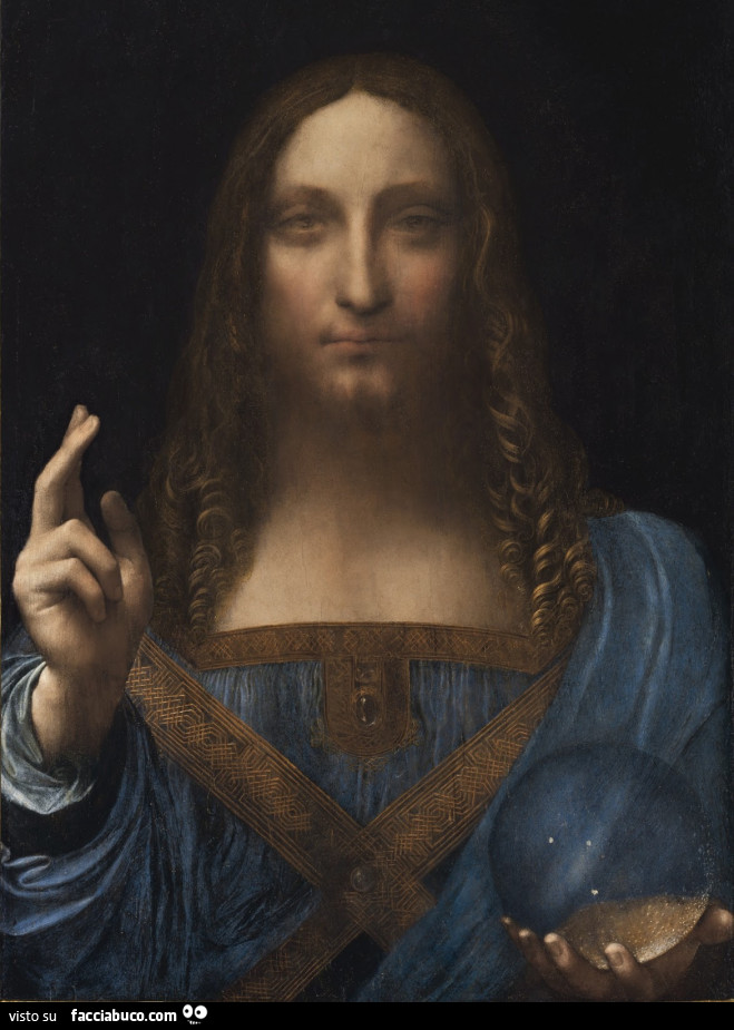 Salvator Mundi, di Leonardo da Vinci Salvator Mundi, di Leonardo da Vinci