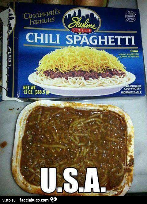 Chili Spaghetti USA