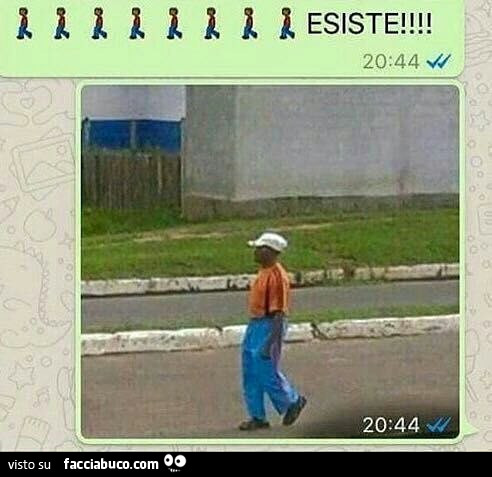 L'omino di Whatsapp esiste