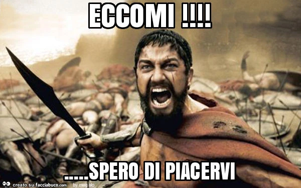 Eccomi! &hellip; spero di piacervi