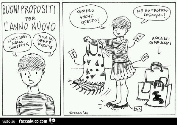 Buoni propositi per l'anno nuovo - Facciabuco.com