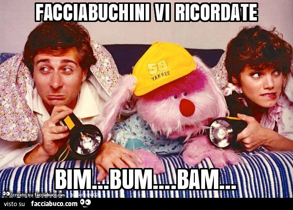 Facciabuchini vi ricordate bim&hellip; bum&hellip; bam